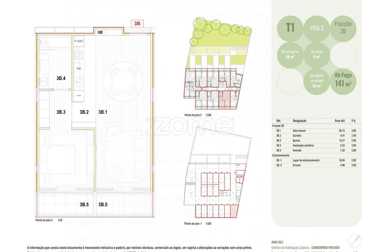 Apartamento T1 NOVO | R. Montes Burgos - Porto - Grande imagem: 5/5