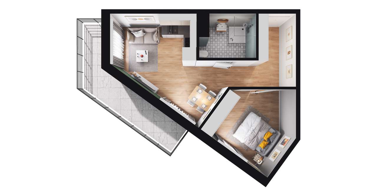 Ziębicka 30  | mieszkanie 2-pok. | 2_2_02 - Pełny obrazek: 3/9