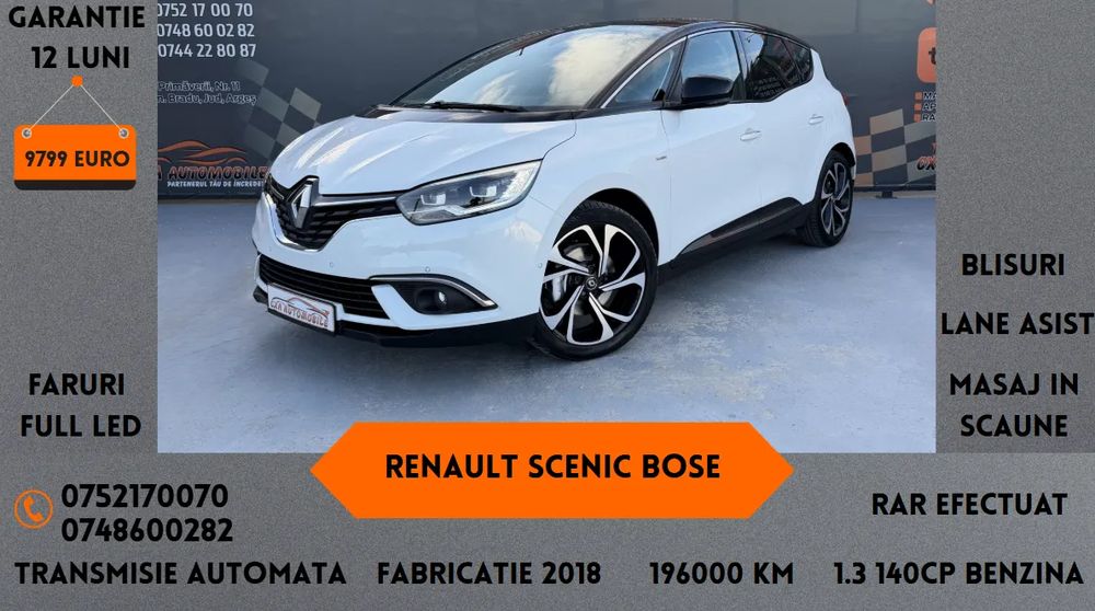 Renault Scenic IV [2016 - Prezent] ENERGY TCe 140 EDC BOSE EDITION 2018
