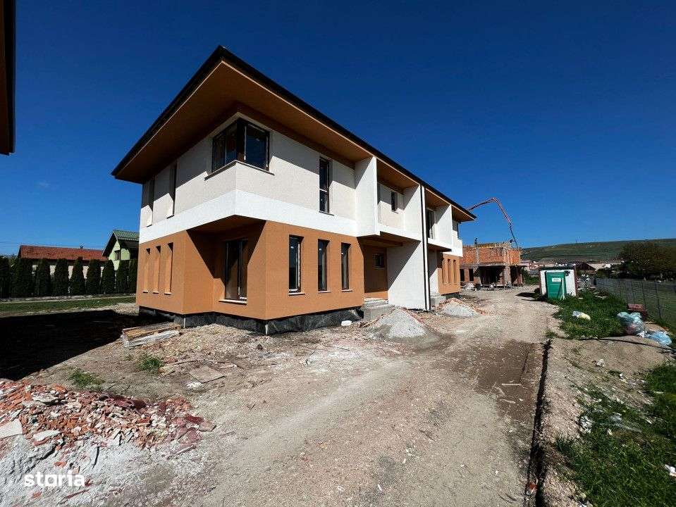 Duplex semifinisat, 120 mp, pompa de caldura, zona Ioan Rus. - Imagine principală: 2/19
