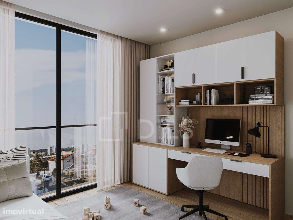 Apartamento T2 com terraço e jardim, em Matosinhos - Grande imagem: 5/8