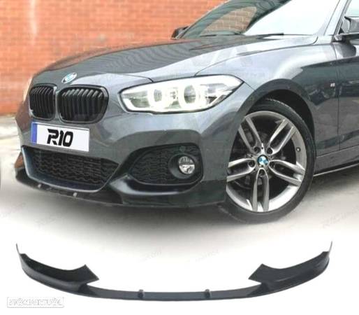 SPOILER LIP PARA BMW F20 F21 LCI 15-19 M PERFORMANCE PRETO MATE - 1