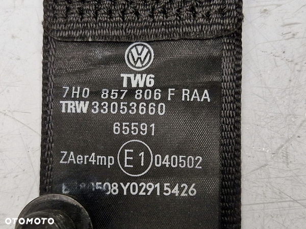 VW T5 03- PAS BEZPIECZEŃSTWA LEWY  PRAWY PRZÓD KOMPLET - 6