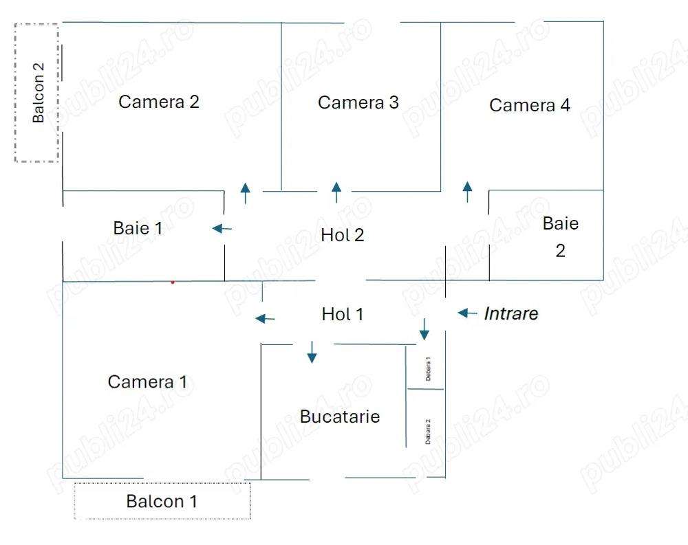 Lugoj, Ap., 4 Cam. 119 Mp Construiti. Zona Stadion, POTENTIAL URIAS-1
