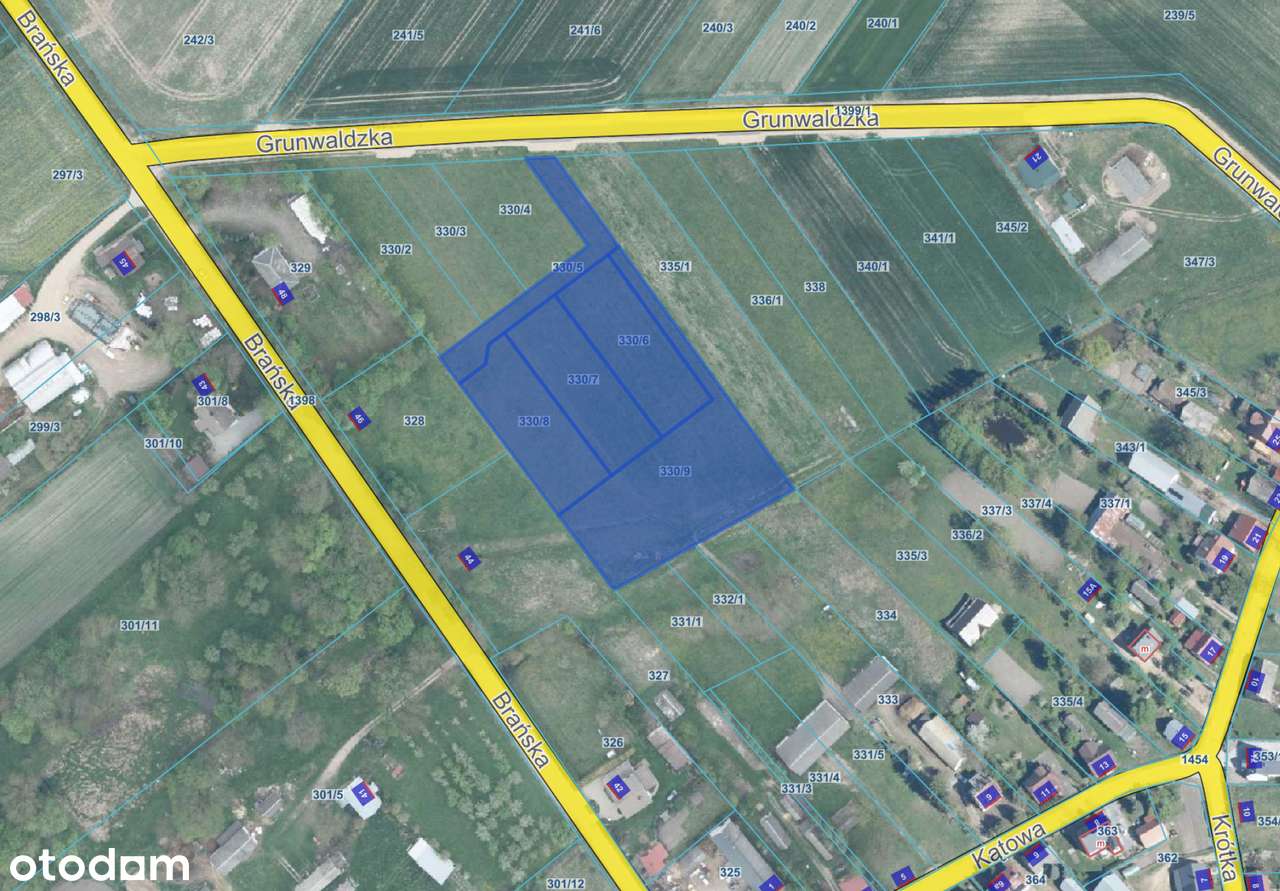 Działki budowlane w spokojnej okolicy-3