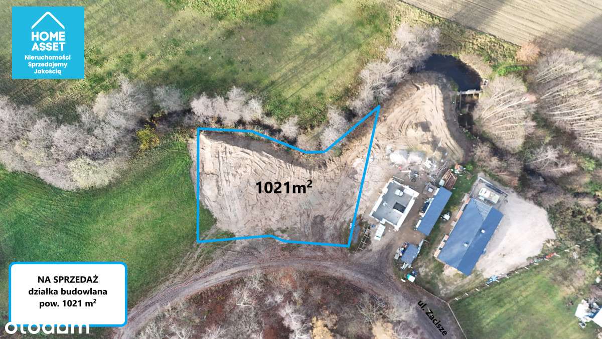 Zaciszna działka budowlana Kaszuby • 1021 m²-6