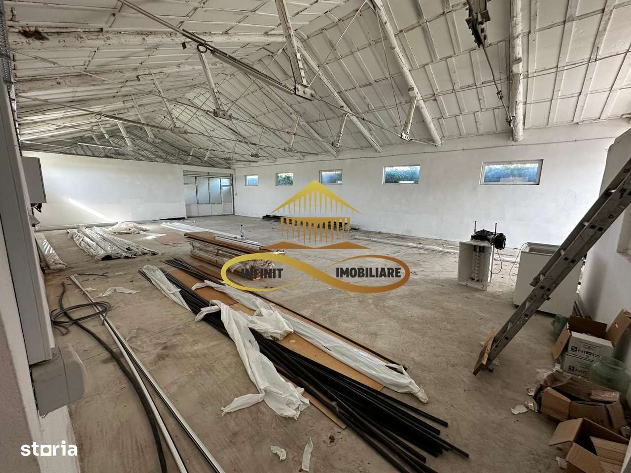 Hala de inchiriat 250 mp si spatiu ideal service AUTO Buhoci Bacau - Imagine principală: 1/17