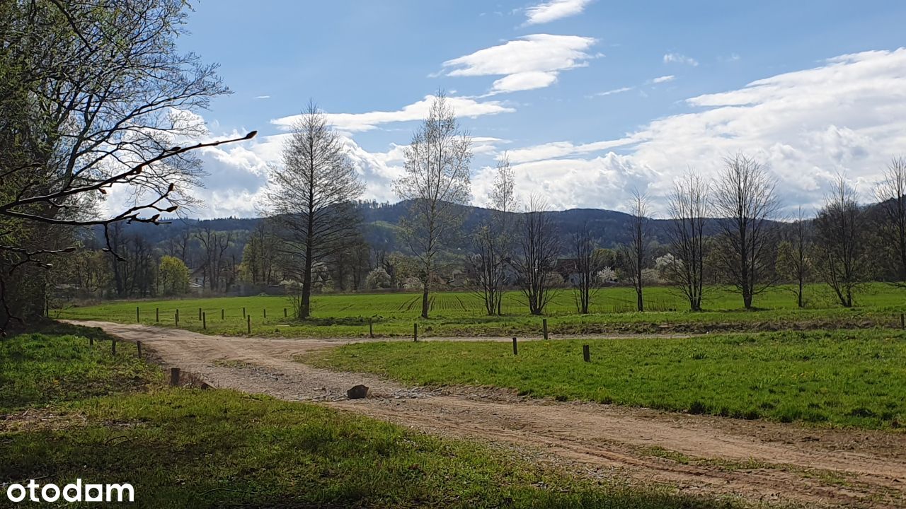 Działka Bud. Świdnica/Burkatów widok na Góry/PKP