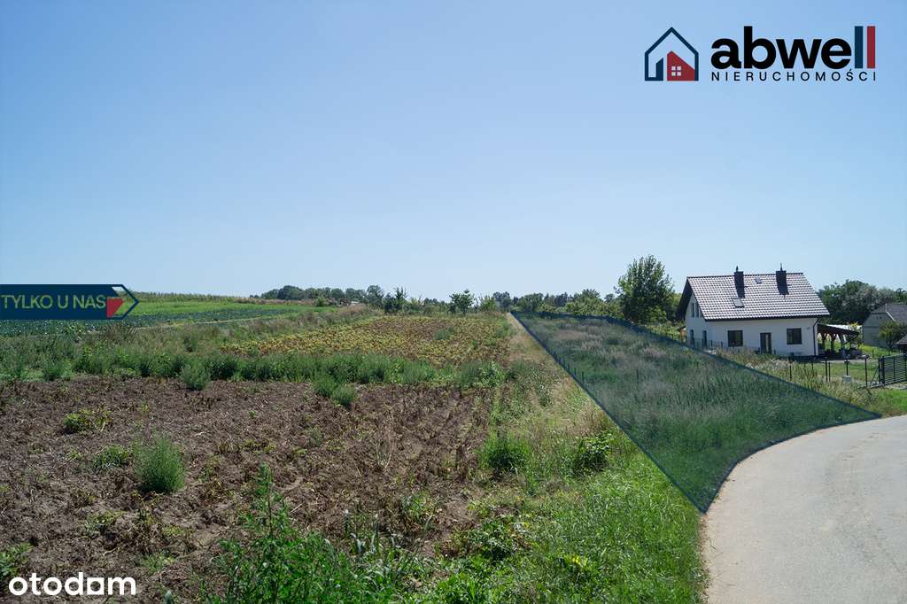 13 arów budowlane. Karniów gm. Kocmyrzów-Luborzyca