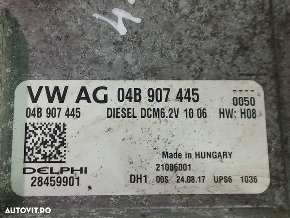 Calculator motor ecu 1.4 tdi cusb 04B907445 Audi A1 8X  [din 2010 pan - 3