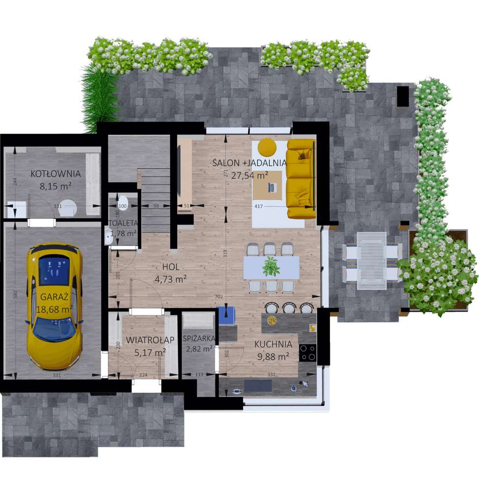 Nowoczesny dom w Kosakowie - cisza i przestrzeń! - Pełny obrazek: 4/8