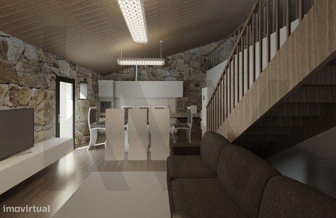 Refúgio no Gerês: Ruína com Projeto Aprovado para Moradia T3 em Terras - Grande imagem: 4/13
