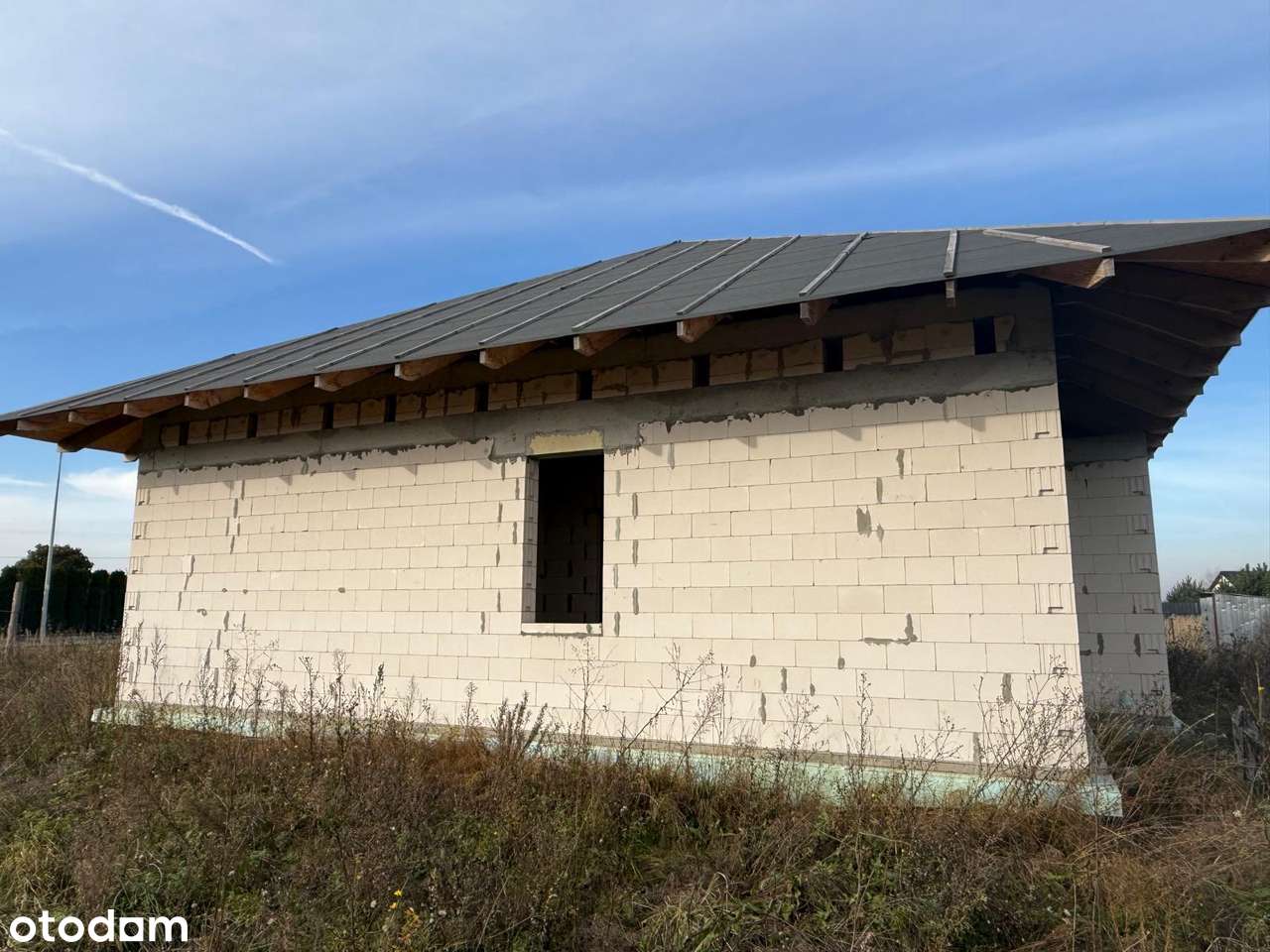 Dom z SILKI,  narożna działka 1400 m² – projekt Zalasek, wiązary - Pełny obrazek: 5/16