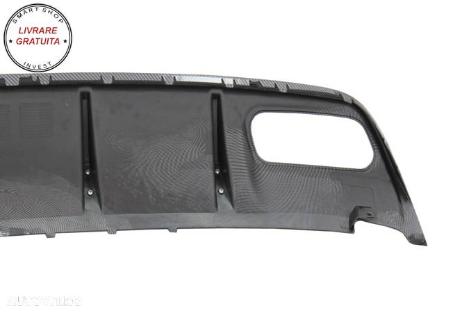 Difuzor Bara Spate cu Ornamente pentru sistemul de evacuare Mercedes W176 A-Class - livrare gratuita - 7