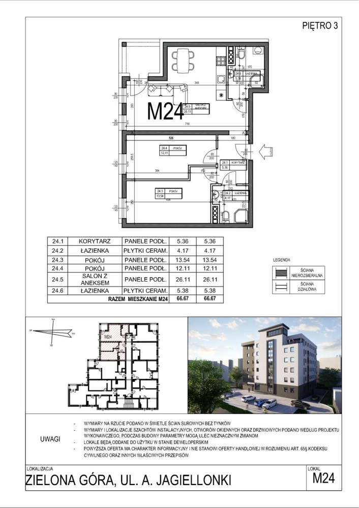 Nova Jagiellonki | mieszkanie 3-pok. | 4_3 - Pełny obrazek: 2/3