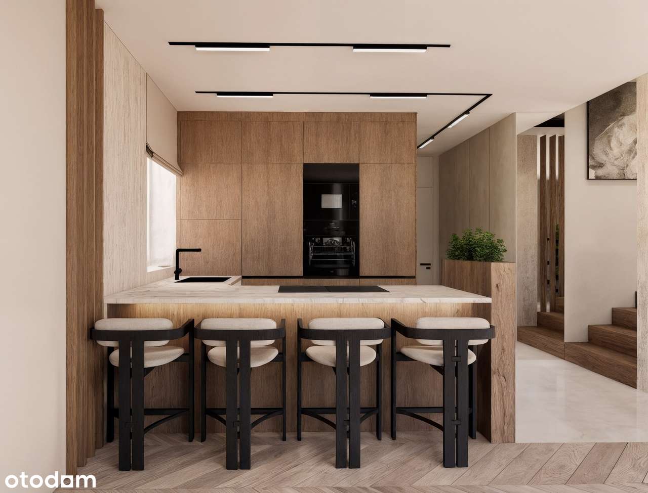 Bezpośrednio nowy skrajny bliźniak na Tarchominie pompa ciepła w cenie - Pełny obrazek: 4/16