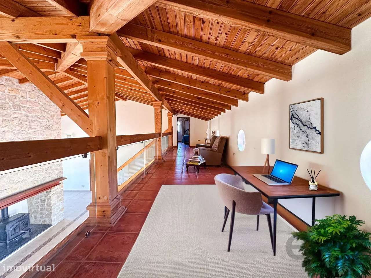 Casa senhorial privada com piscina em mais de 5 hectares.-11