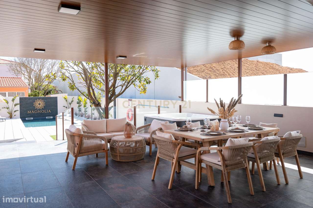 Moradia de Luxo com Piscina Aquecida e Jacuzzi Junto à Praia da Vieira-7