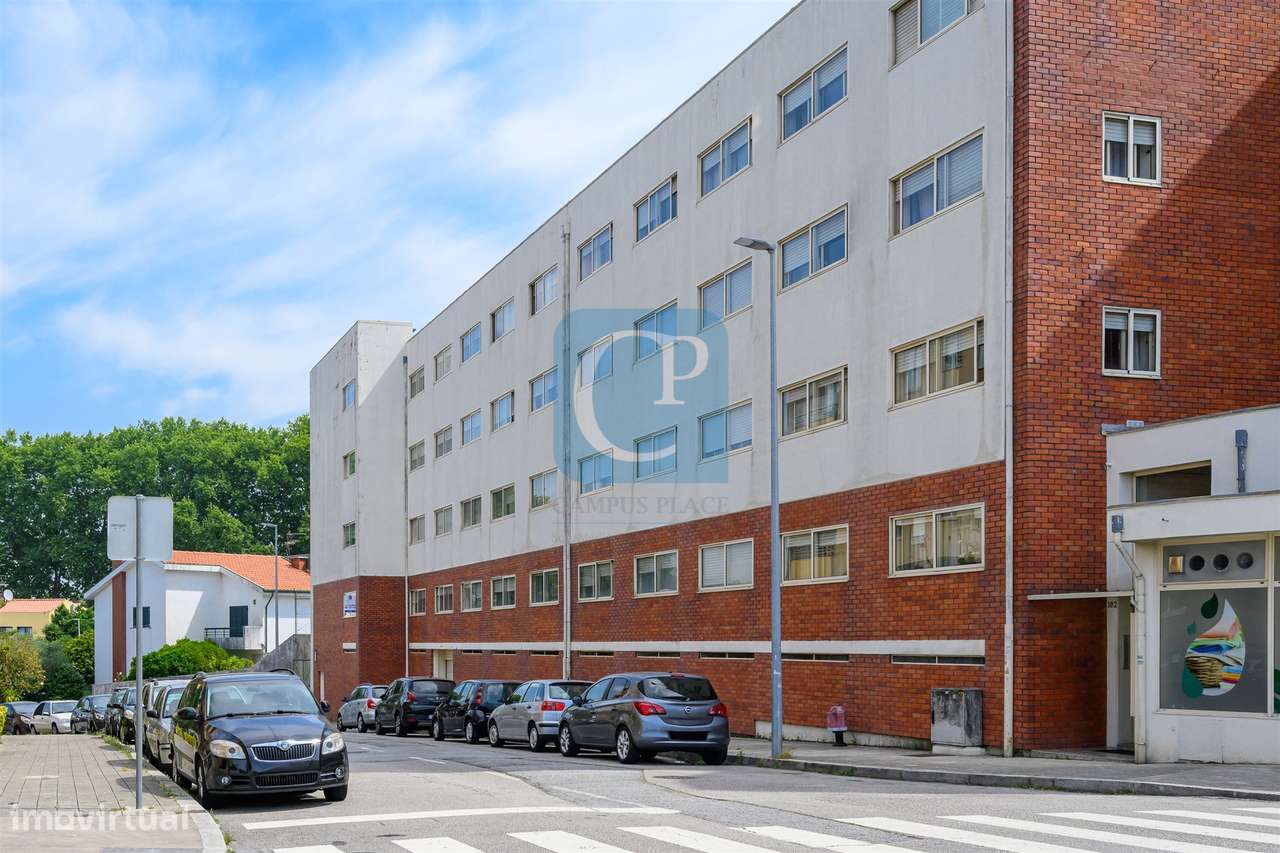 Apartamento T2 mobilado em condomínio fechado, Ramalde, Porto-24