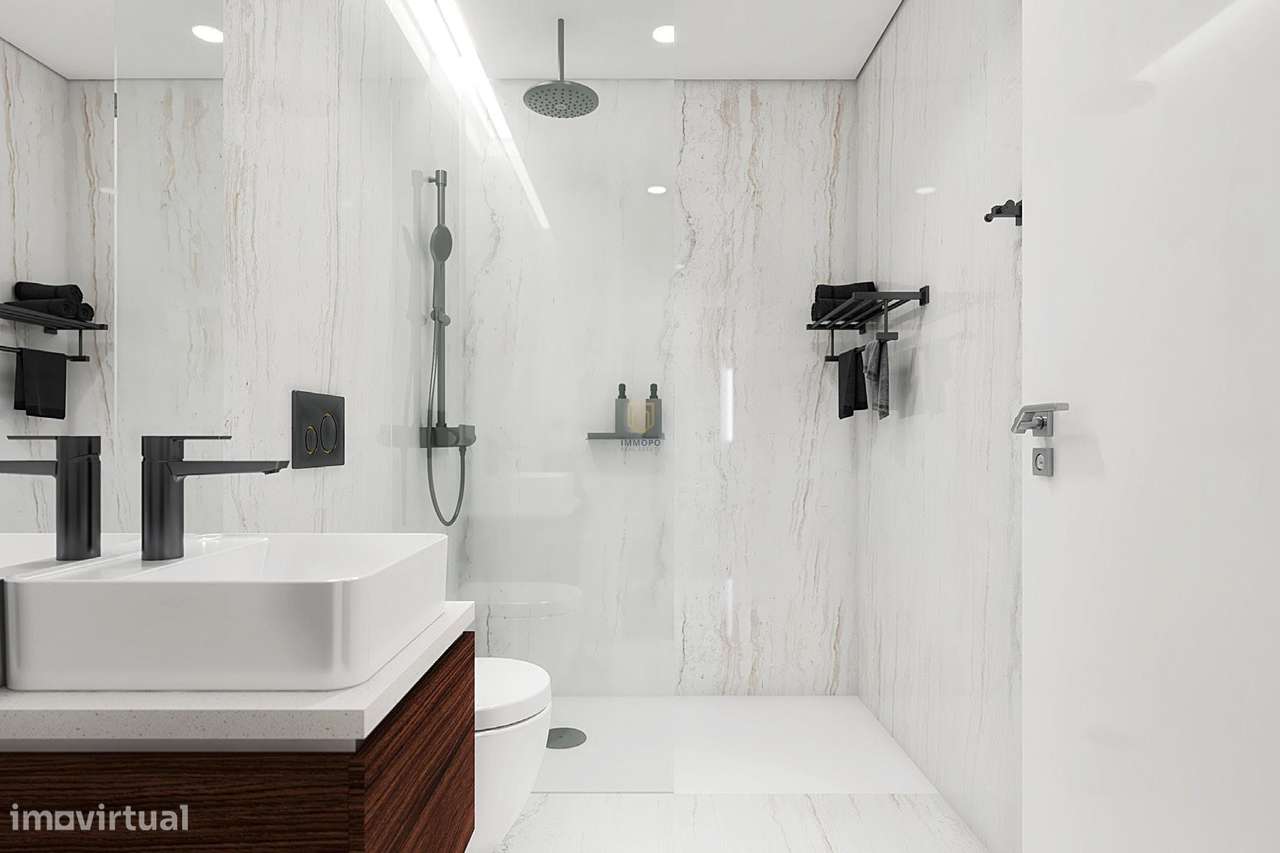 T1 com 53 m2 e logradouro em Matosinhos Sul - Grande imagem: 4/21