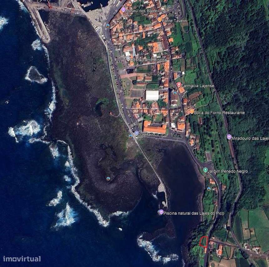 Terreno de 710m² com vistas para o mar e Montanha do Pico - Grande imagem: 5/6