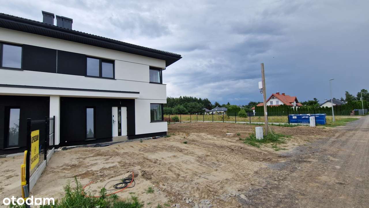 dom Serock (Izbica) ½ bliźniaka 110 m2+20m2, bez PCC, światłowód - Pełny obrazek: 4/19