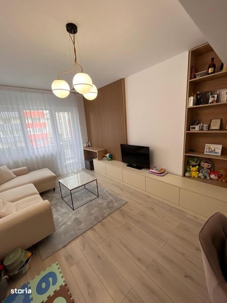 Apartament 2 camere semi-mobilat, parcare inclusa