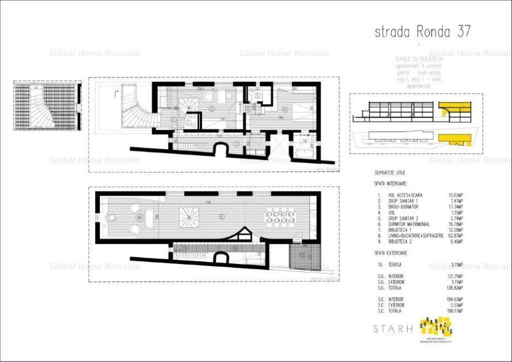 Teren 650 MP | Autorizatie Proiect Rezidential 8 AP| Pta Muncii - Cale