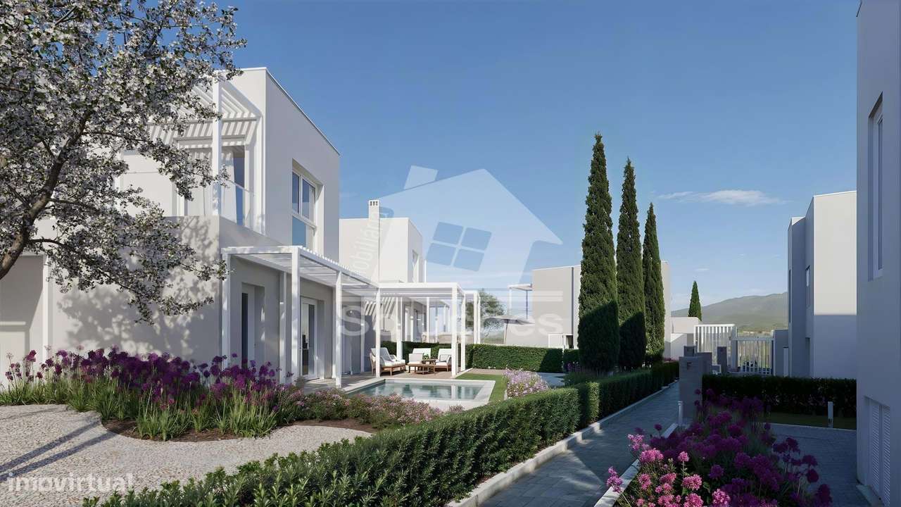 Moradia geminada T2+1 quartos com piscina privada no Silves Golf Resor - Grande imagem: 5/12