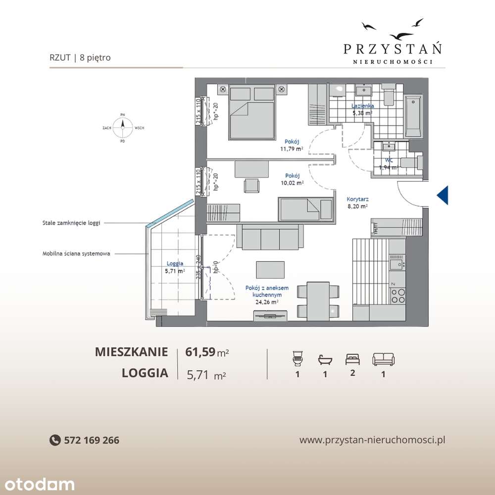 3 pokoje | Widokowe | Gdańsk Wrzeszcz | 0% prowizji-3