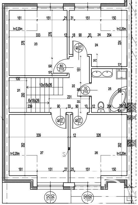 Dom w zabudowie bliźniaczej ul. Zacisze - Centrum-3