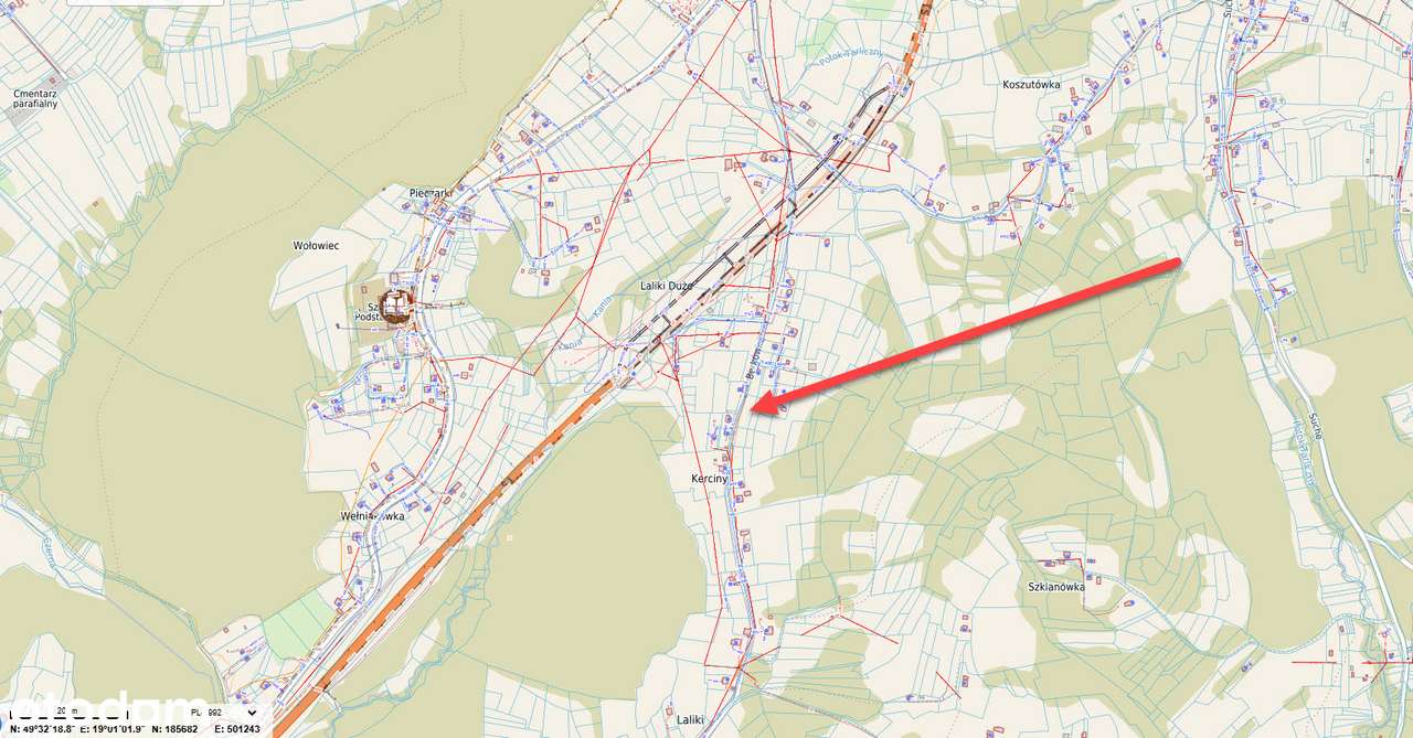 WYJATKOWA widokowa dzialka budowlana 1185m2, Berkowka - Pełny obrazek: 5/5