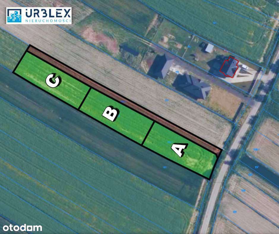 Działki budowlane z WZ – Borzęcin - Pełny obrazek: 4/6