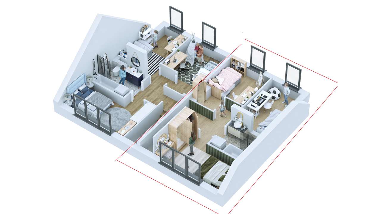 Nowe domy 80m2, w zabudowie bliźniaczej, tańsze od mieszkania w bloku.-8