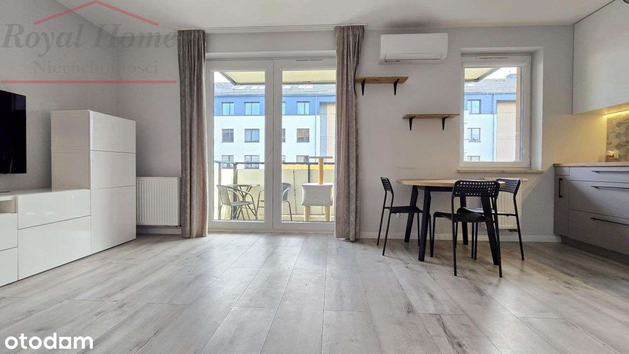 Nowoczesne, b. ładne 1 pok balkon, klimatyzacja.-5