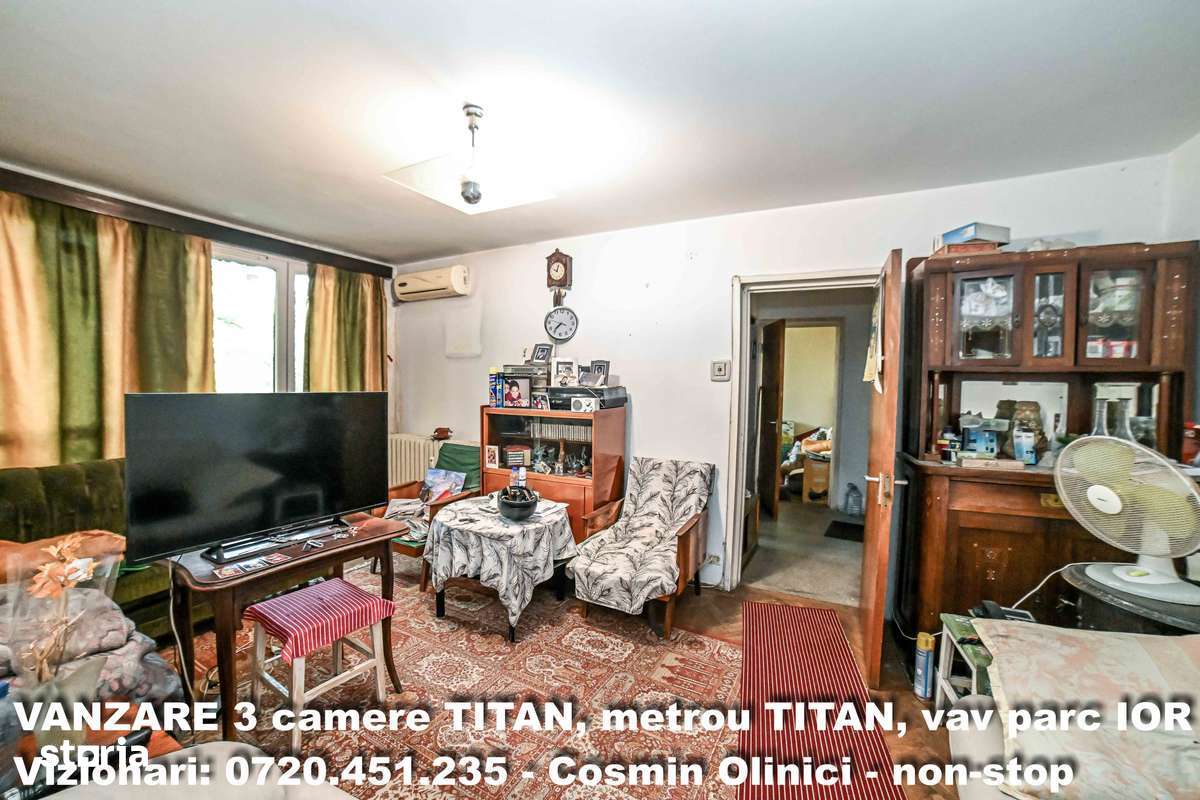 Vanzare 3 camere TITAN, Aleea Barajul Lotru, metrou, parc - Imagine principală: 2/14