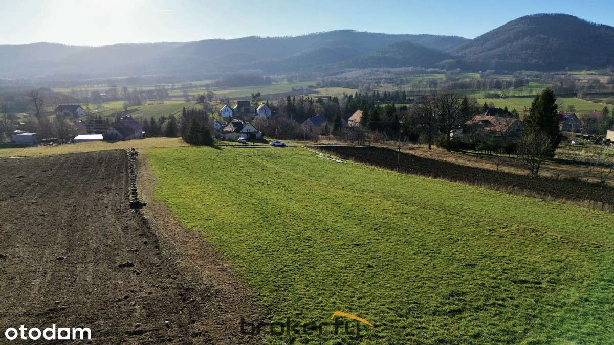Działka z warunkami zabudowy | Widok na Góry Sowie - Pełny obrazek: 5/12