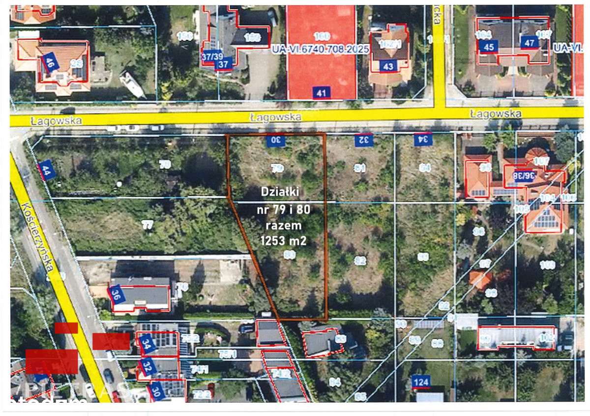 Smochowice – Łagowska, atr. Działka 1253 m2-2