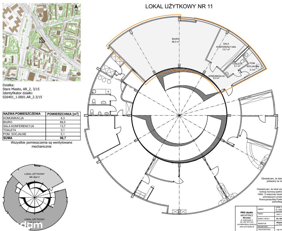 Gotowe Biuro lokal użytkowy ul. Legnicka 46A / Bolesławiecka - 96,7m2-8