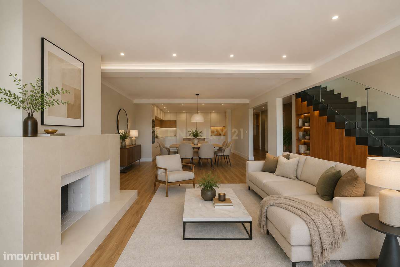 Moradia T5 com piscina, jardim, vista mar e Serra de Sintra | Murches,-28