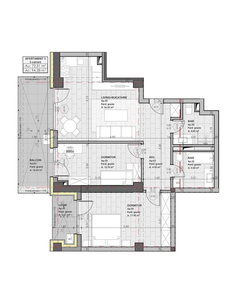 APARTAMENT 3 CAMERE DIRECT LA DEZVOLTATOR, IASI - Imagine principală: 3/8