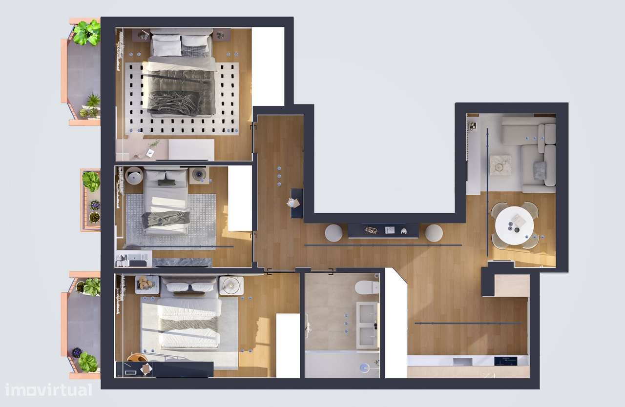 T3 como novo zona nobre QTA da Lomba Barreiro-0