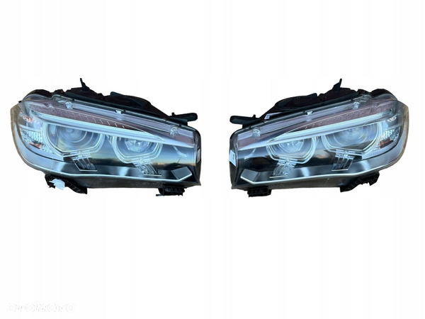 BMW X5 F15 X6 F16 LAMPY LEWA PRAWA XENON SKRĘTNY KPL - 1