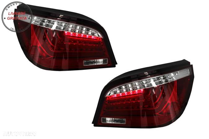 Stopuri LED BMW 5 Series E60 (04.2003-03.2007) Rosu Clar- livrare gratuita - 9