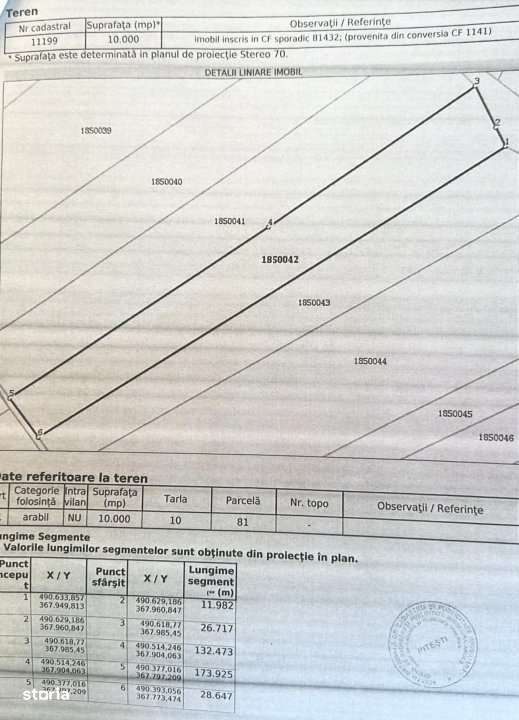Teren 10000 mp - Albota Papillon, zona industriala in plina dezvoltare - Imagine principală: 3/3