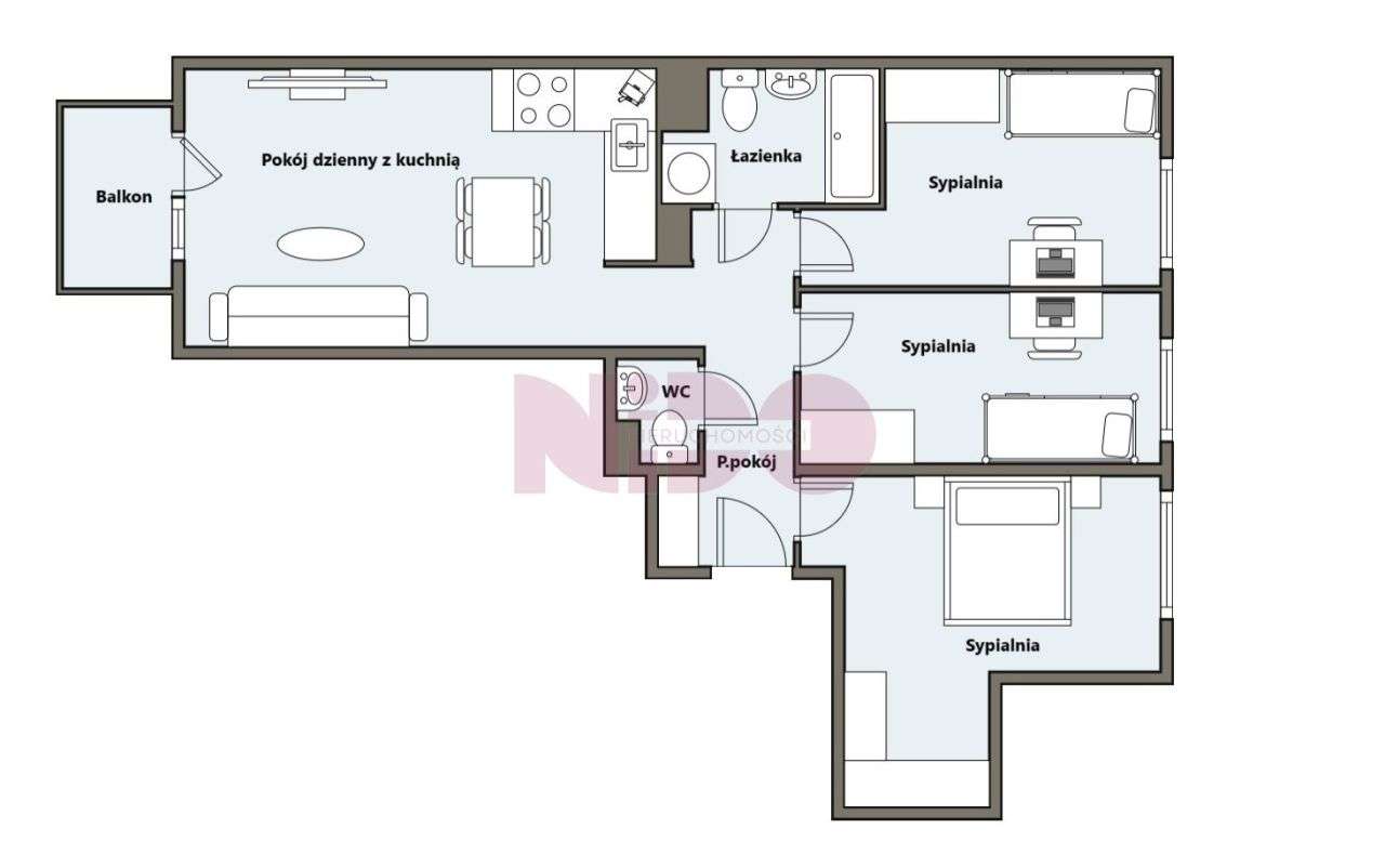 Rodzinne mieszkanie- blisko park- tramwaj- gotowe - Pełny obrazek: 4/4
