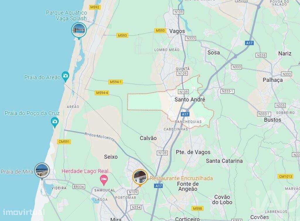 Terreno em Santo André de Vagos de 765,00 m2 - Grande imagem: 5/10