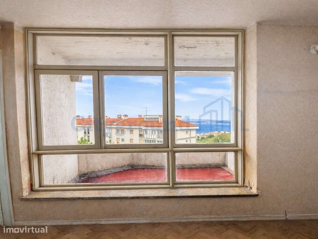 Apartamento T3 com varanda, com vista deslumbrante para o Rio Tejo ... - Grande imagem: 2/19