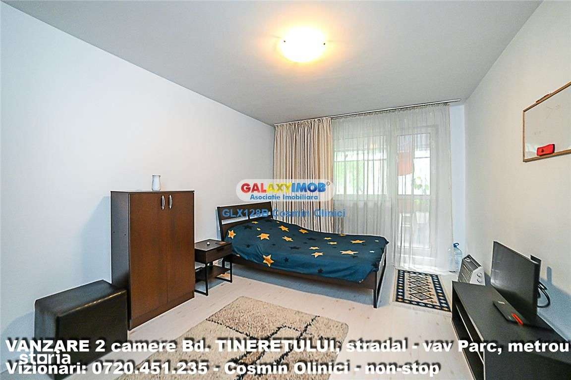 Vanzare 2 camere Bd. Tineretului - stradal - vav Parc - metrou - 50mp