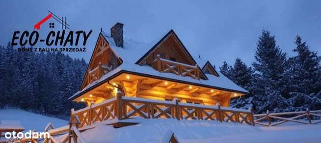 Nowy Dom z drewna widokowa działka Kraków Skawina-11